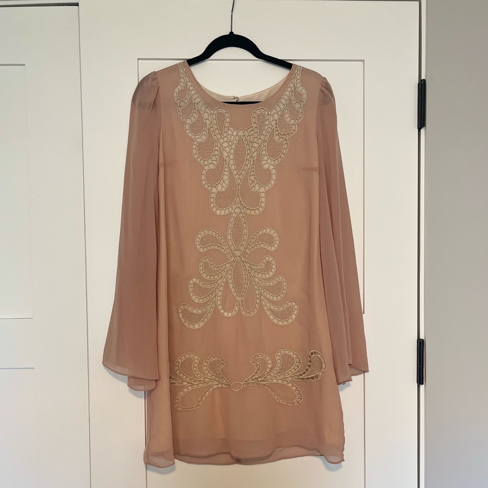 Pale Pink Boho Dress